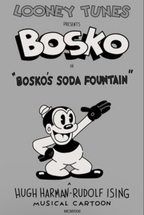 Movie poster for Bosko's Soda Fountain (1931)
