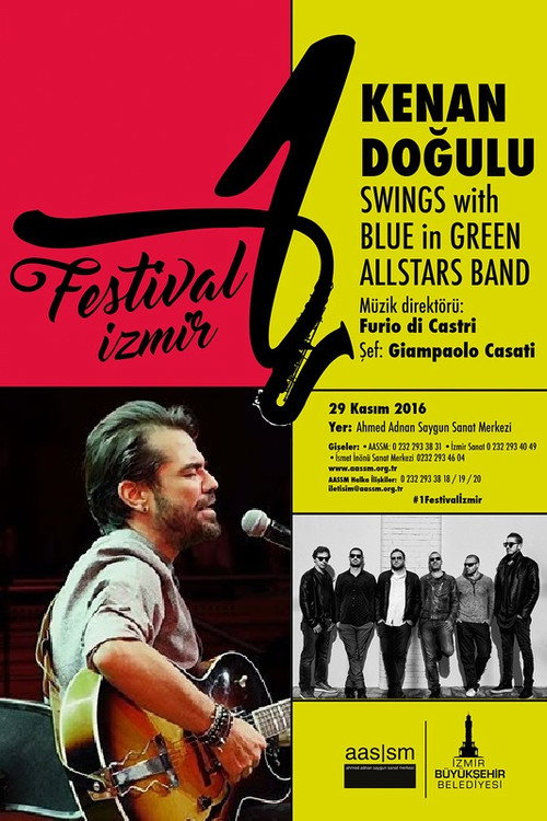 Movie poster for Kenan Dogulu Swings With Blue In Green Big Band (2016)