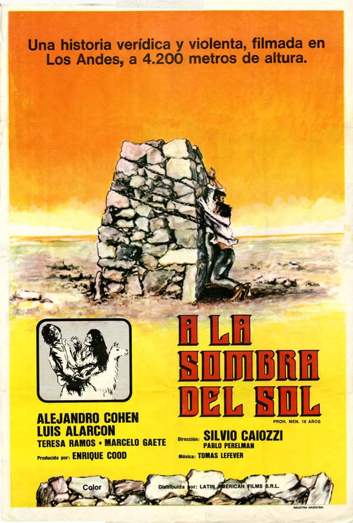 Movie poster for A la sombra del sol (1974)