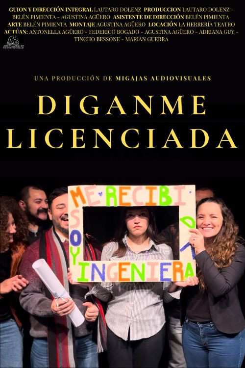 Movie poster for Díganme licenciada (2026)