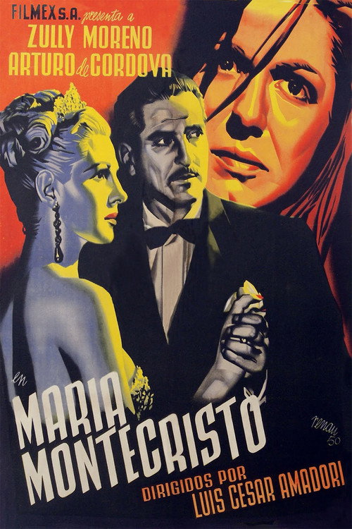 Movie poster for María Montecristo (1951)