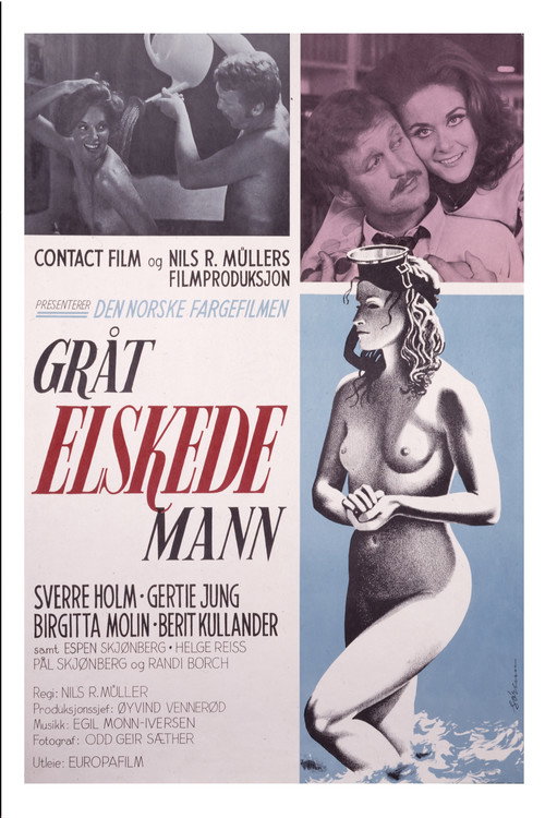 Movie poster for Gråt elskede mann (1971)