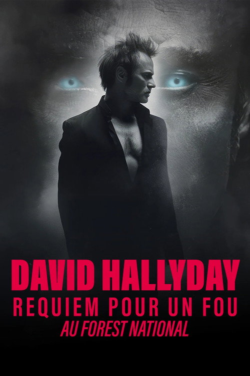 Movie poster for David Hallyday, Requiem pour un fou, au Forest National (2025)