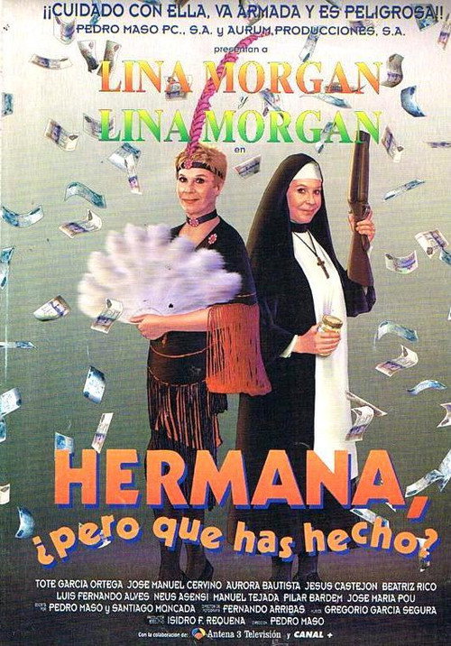 Movie poster for Hermana, ¿pero qué has hecho? (1995)
