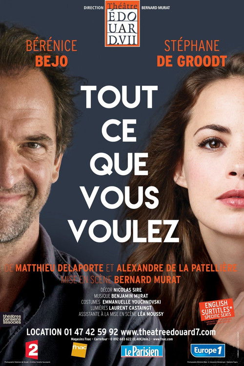 Movie poster for Tout ce que vous voulez (2017)
