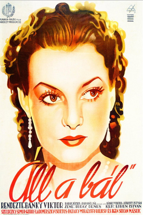 Movie poster for Áll a bál (1939)