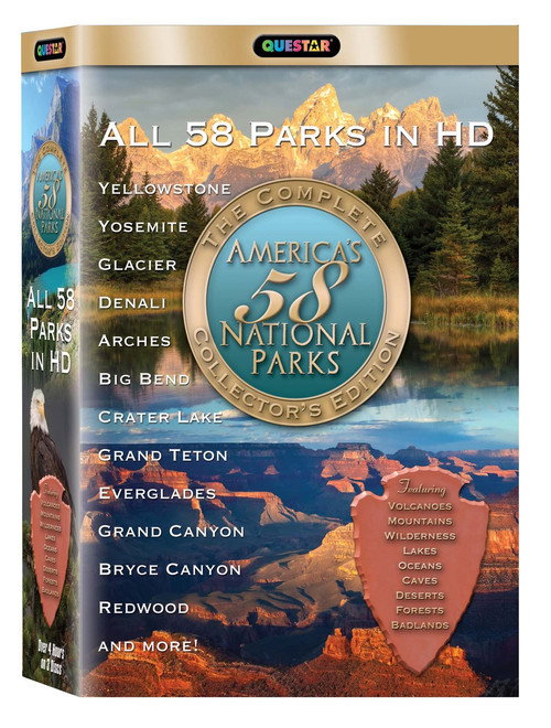 Movie poster for America's 58 National Parks