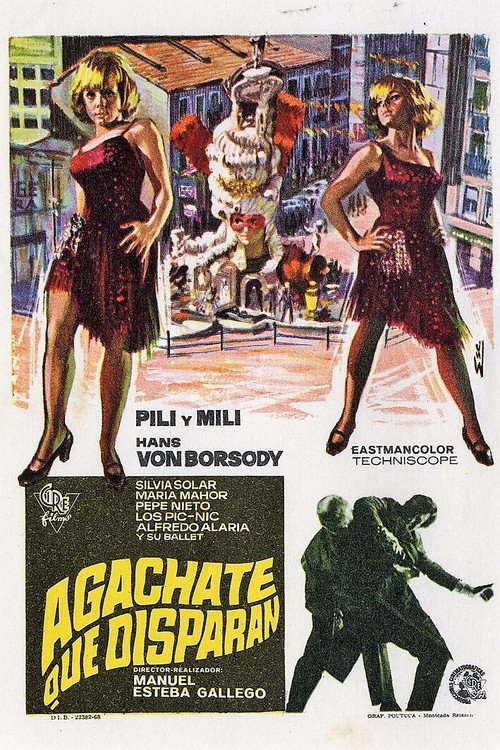Movie poster for Agáchate, que disparan (1969)