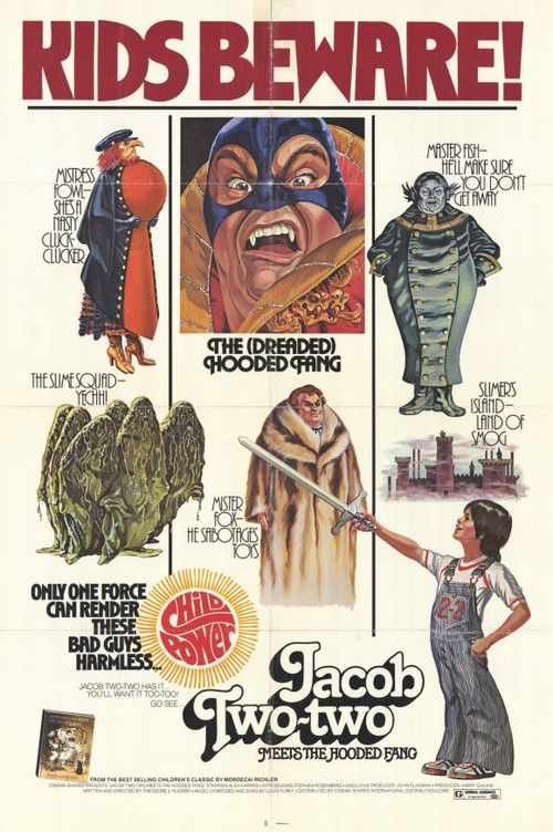 Movie poster for Jacob Two-Two Meets the Hooded Fang (1978)