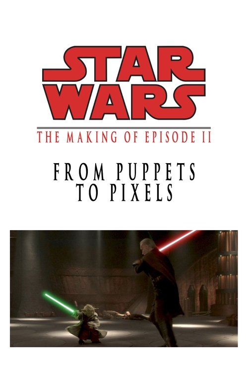 Movie poster for From Puppets to Pixels: The Making of Star Wars Episode II (2002)