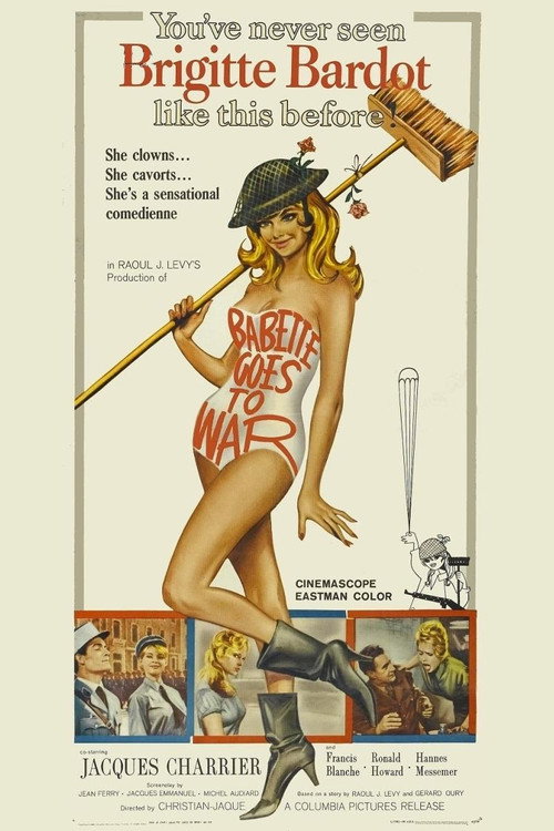 Movie poster for Babette Goes to War (1959)