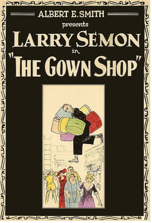 Movie poster for The Gown Shop (1923)