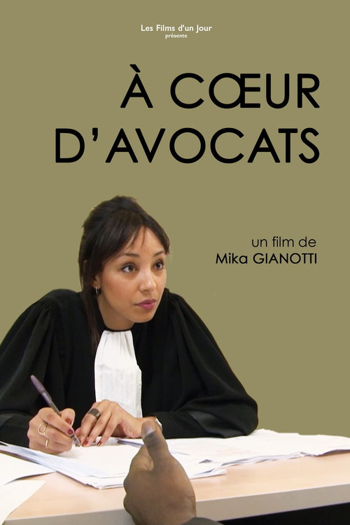 Movie poster for À cœur d'avocats (2019)