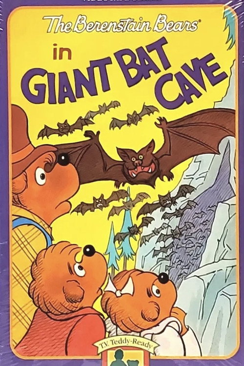Movie poster for The Berenstain Bears in Giant Bat Cave (1985)