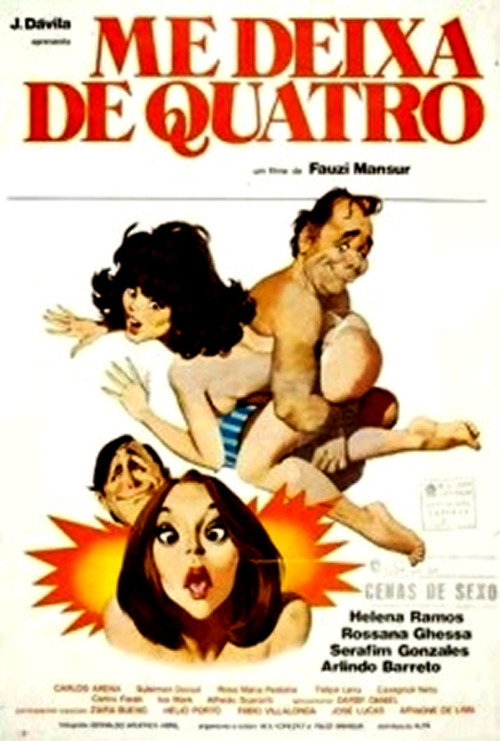 Movie poster for Me Deixa de Quatro (1981)