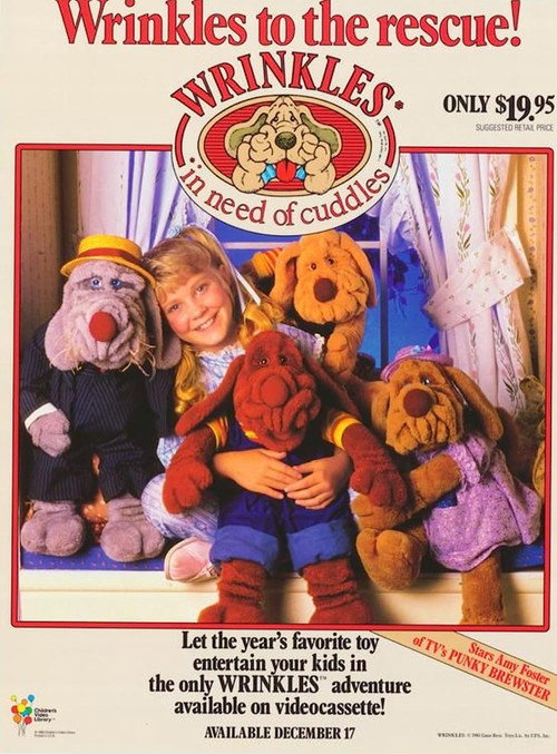 Movie poster for Wrinkles: In Need of Cuddles (1986)