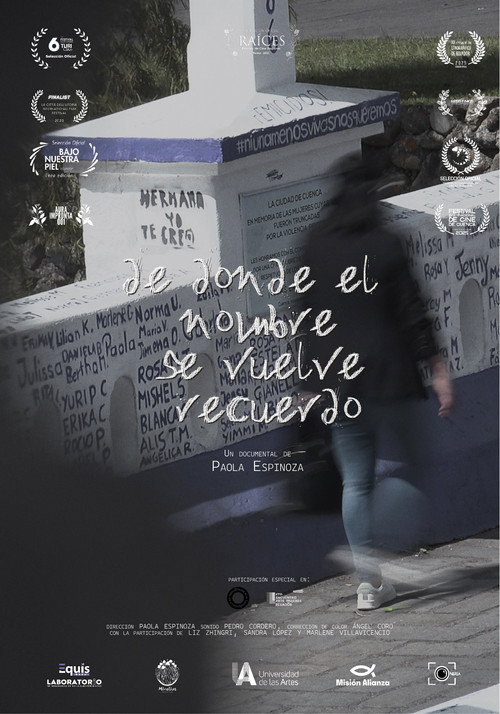 Movie poster for De donde el nombre se vuelve recuerdo (2025)