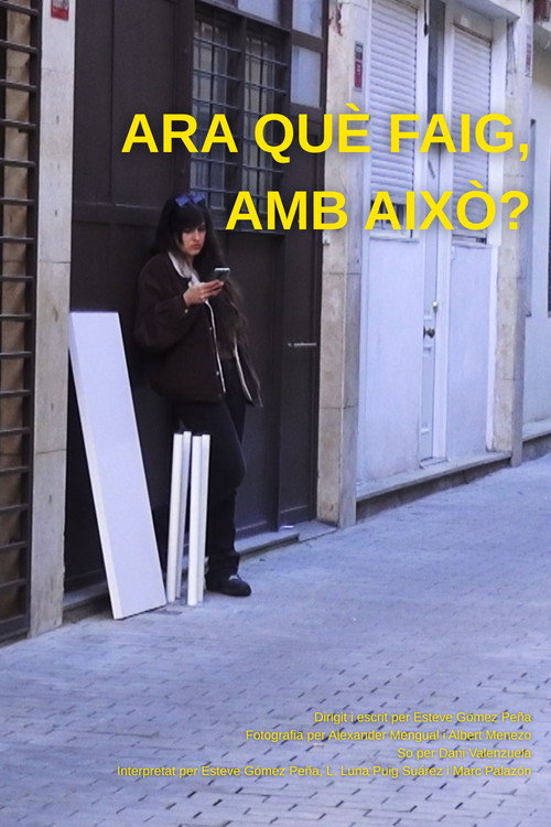 Movie poster for Ara què faig, amb això? (2026)