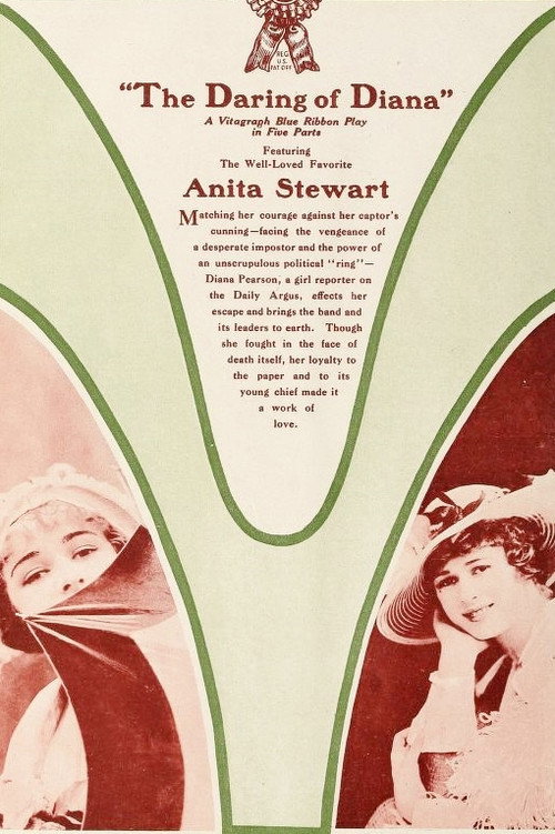 Movie poster for The Daring of Diana (1916)