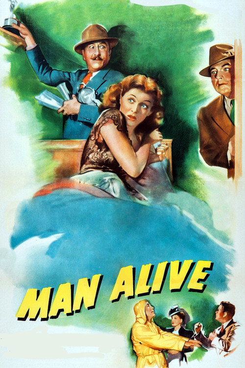 Movie poster for Man Alive (1945)