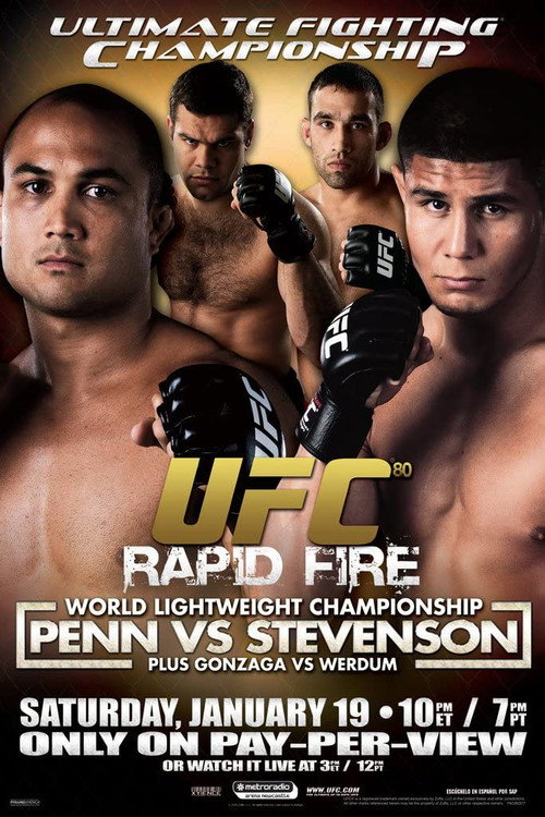 Movie poster for UFC 80: Rapid Fire (2008)