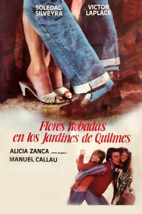 Movie poster for Flores robadas en los jardines de Quilmes (1985)