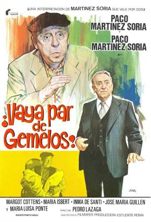 Movie poster for ¡Vaya par de gemelos! (1978)