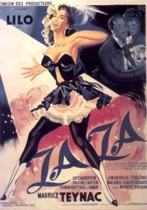 Movie poster for Zaza (1956)