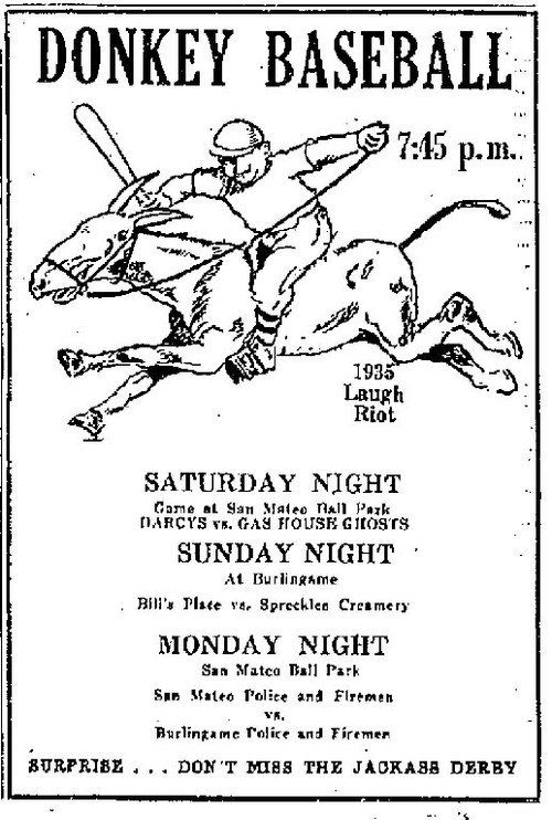 Movie poster for Donkey Baseball (1935)