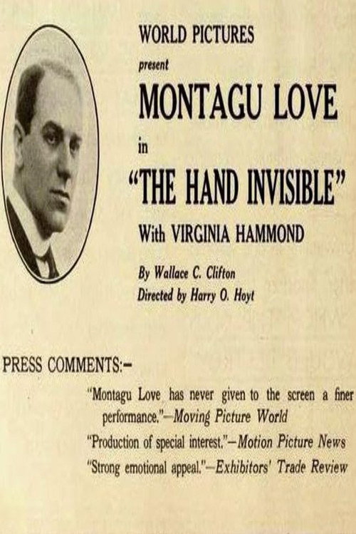 Movie poster for The Hand Invisible (1919)