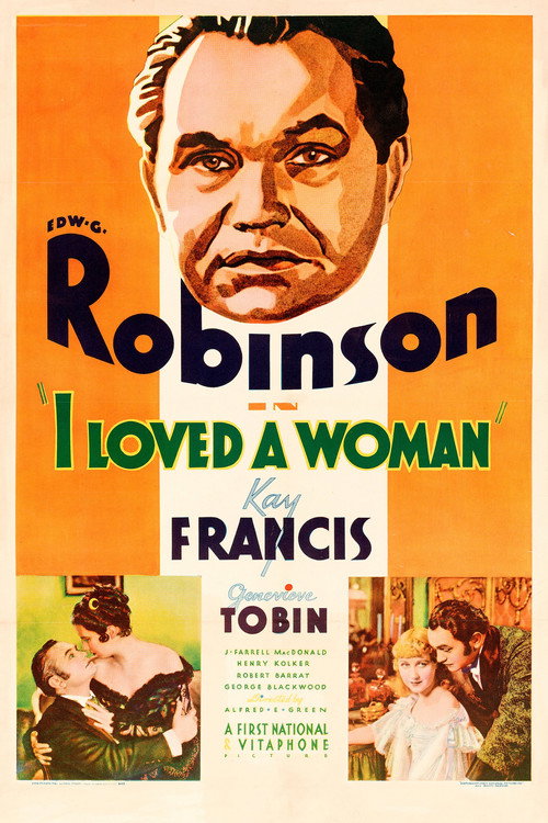 Movie poster for I Loved a Woman (1933)