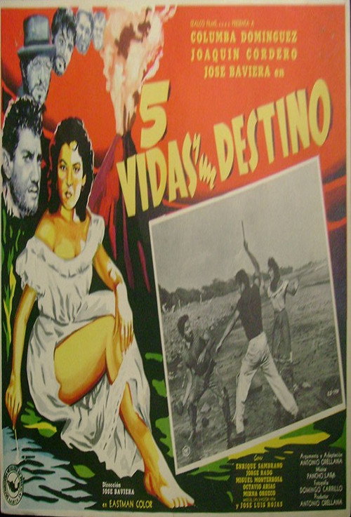 Movie poster for Five lives and one destiny (1957)