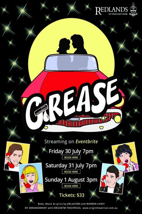 Movie poster for Redlands Grease (2021)