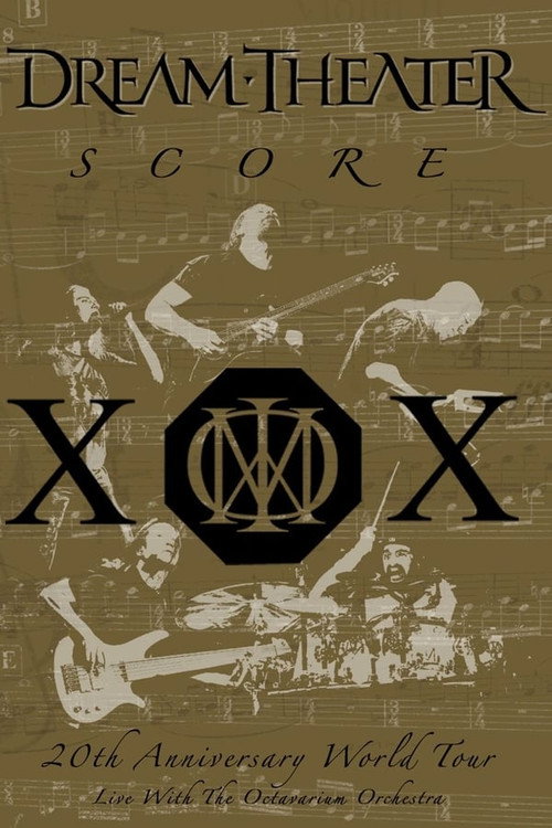 Movie poster for Dream Theater: Score - 20th Anniversary World Tour (2006)