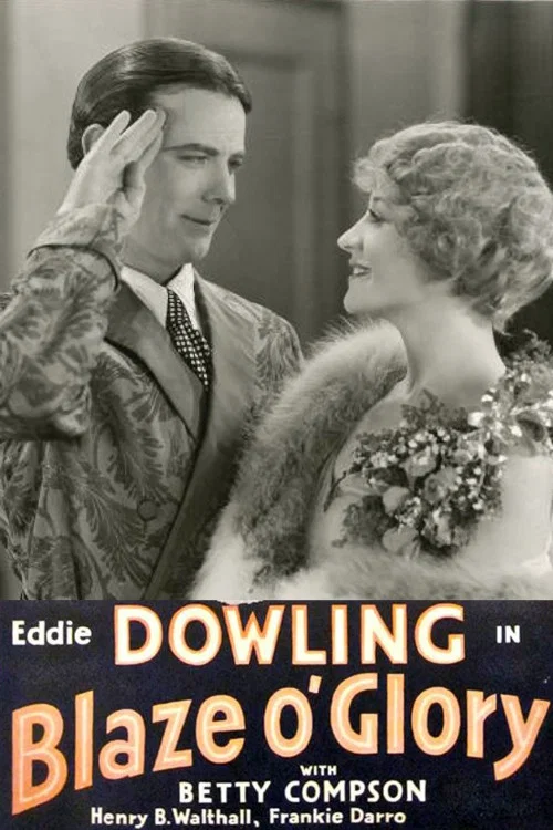 Movie poster for Blaze o' Glory (1929)