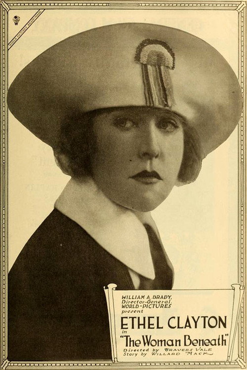 Movie poster for The Woman Beneath (1917)