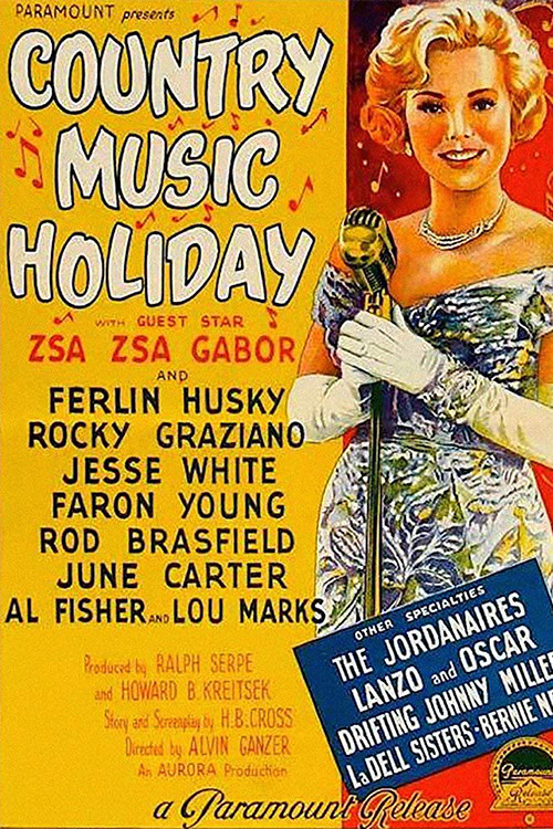 Movie poster for Country Music Holiday (1958)