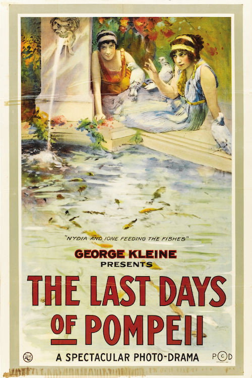 Movie poster for The Last Days of Pompeii (1913)