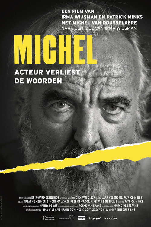 Movie poster for Michel, acteur verliest de woorden (2018)