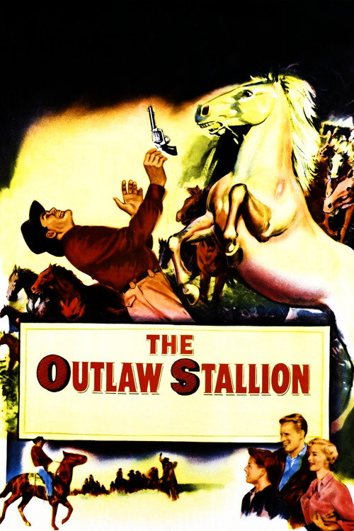 Movie poster for The Outlaw Stallion (1954)