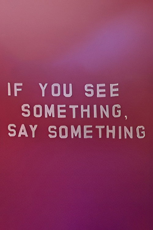 Movie poster for If You See Something, Say Something (2006)