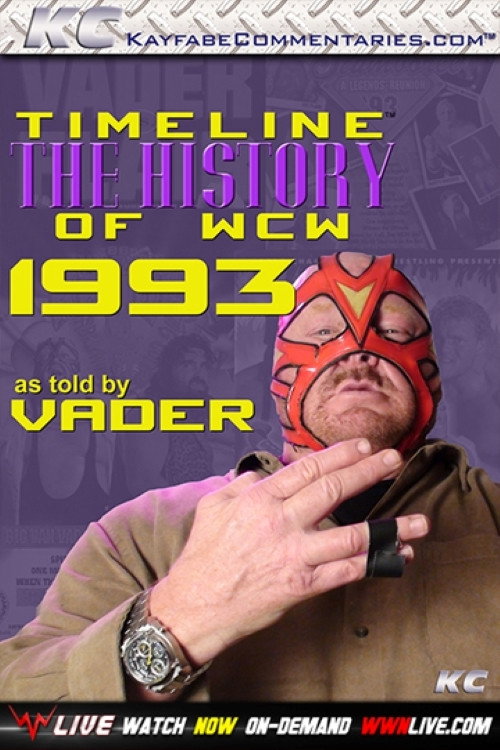 Movie poster for Timeline: The History of WCW – 1993 – As Told By Vader (2014)