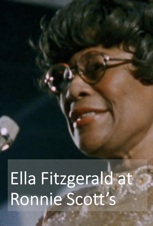 Movie poster for Ella Fitzgerald at Ronnie Scott’s (1974)