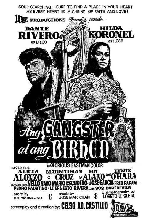 Movie poster for Ang Gangster At Ang Birhen (1972)