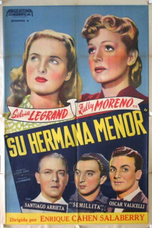 Movie poster for Su hermana menor (1943)