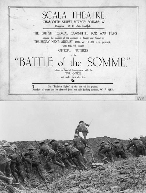 Movie poster for The Battle of the Somme (1916)