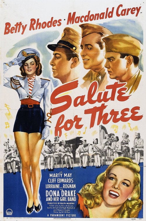 Movie poster for Salute for Three (1943)