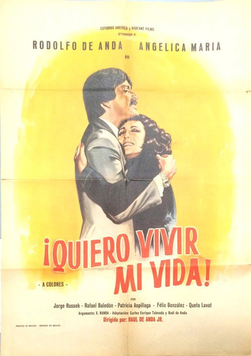 Movie poster for ¡Quiero vivir mi vida! (1973)