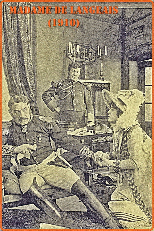 Movie poster for Madame de Langeais (1910)