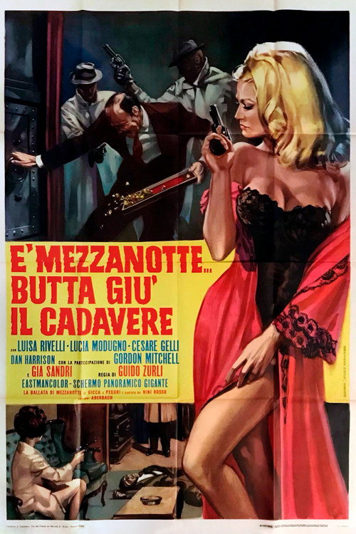 Movie poster for È mezzanotte... butta giù il cadavere (1966)